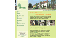 Desktop Screenshot of landhotel-zur-tanne.de